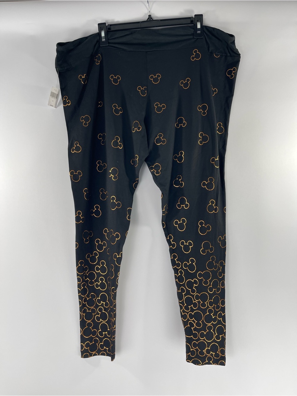Disney Parks Belle of the Ball Bronze Mickey icon leggings 2X NWT